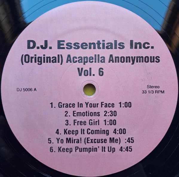 Various — (Original) Acapella Anonymous Vol. 6
