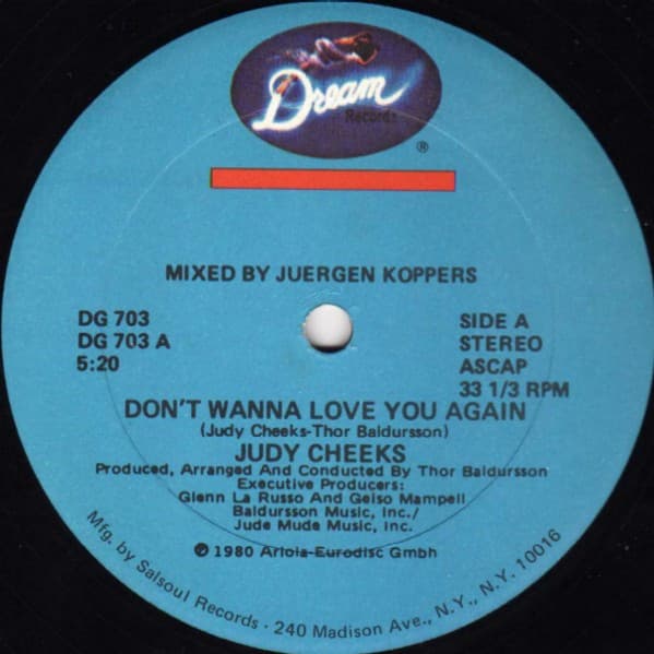 Judy Cheeks — Don't Wanna Love You Again