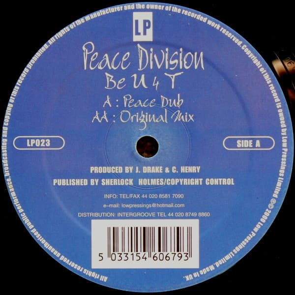 Peace Division — Be U 4 T