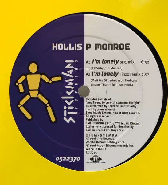 Hollis P. Monroe — I'm Lonely