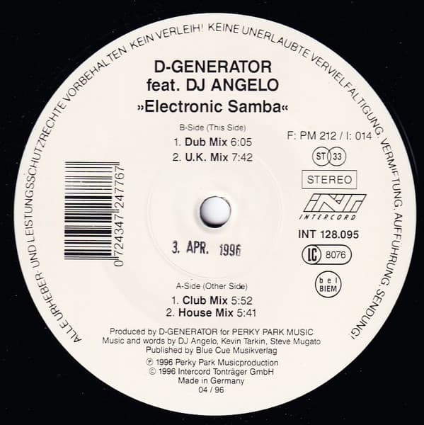 Degeneration, Angelo Lercara — Electronic Samba