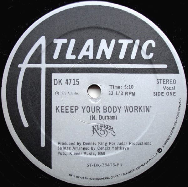 Kleeer — Keeep Your Body Workin'