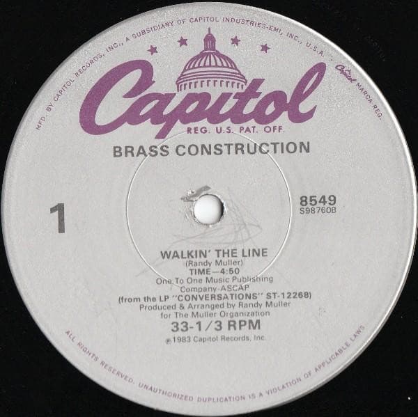 Brass Construction — Walkin' The Line